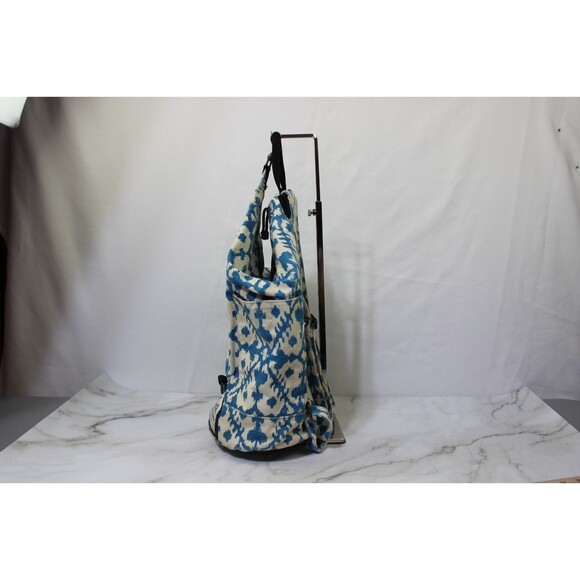 Kavu Free Range Backpack Blue White Aztec Design Outdoor main image 11
